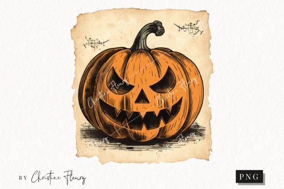 Download Vintage Goth Jack O Lantern Clipart - Vintage Collection