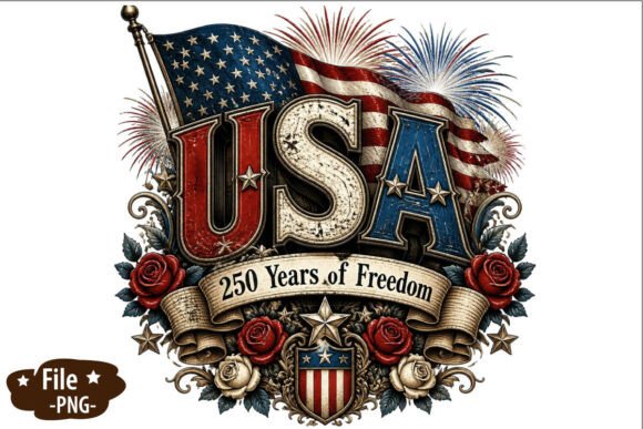 Download USA 250 Years of Freedom PNG - Premium Resources